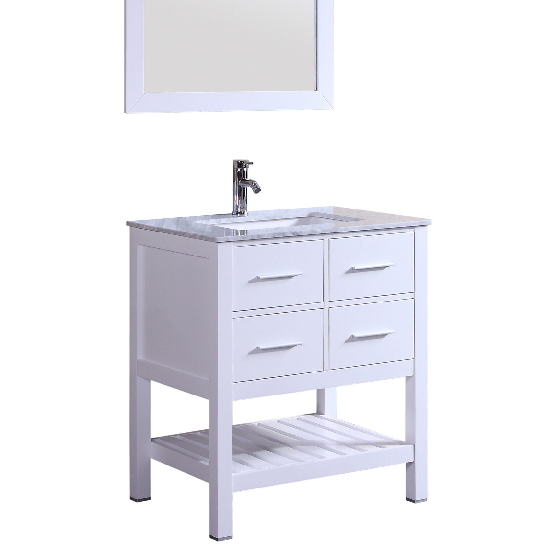 Eviva Eviva Natalie F 24 White Bathroom Vanity Perigold