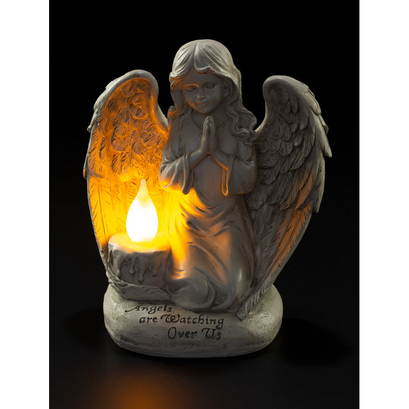 Trinx Praying Watching Over Us Outdoor Decor Garden Wayfair