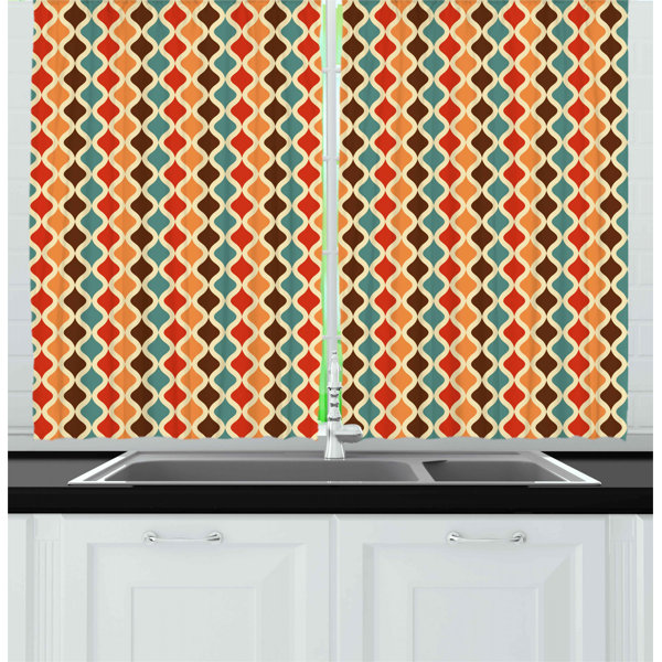 Retro Kitchen Curtains | Wayfair