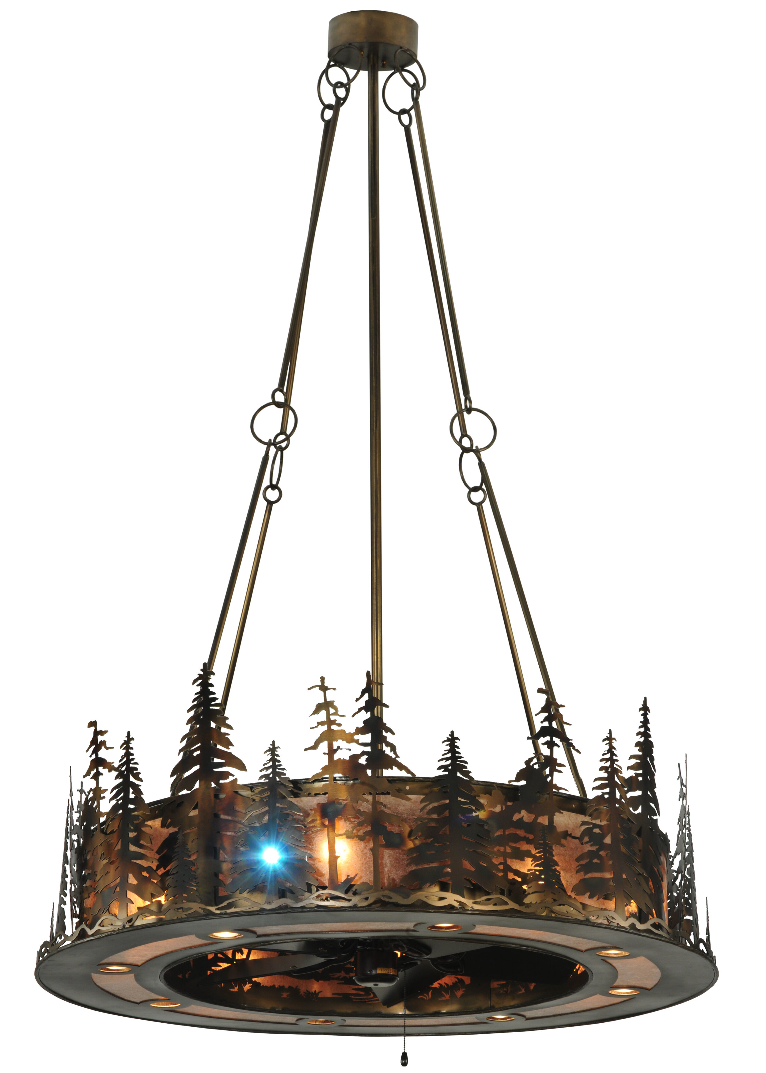 Barringer 21 Light Unique Statement Wagon Wheel Chandelier