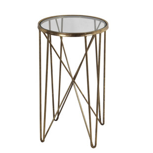 Arnold Metal Round End Table by Mercer41 2019 Online
