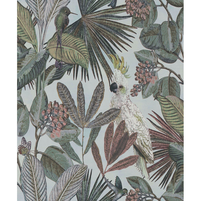 Bay Isle Home Jacob Tropical Paradise 33 L X 21 W Textured Wallpaper Roll Reviews Wayfair
