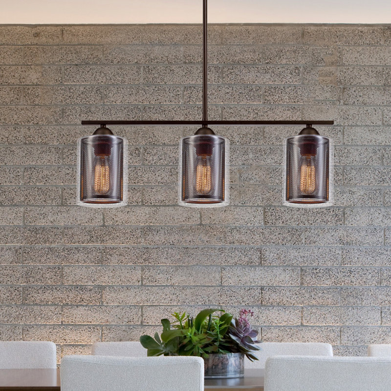 Williston Forge Rocha 3-Light Kitchen Island Pendant & Reviews | Wayfair Williston Forge Rocha 3-Light Kitchen Island Pendant & Reviews | Wayfair
