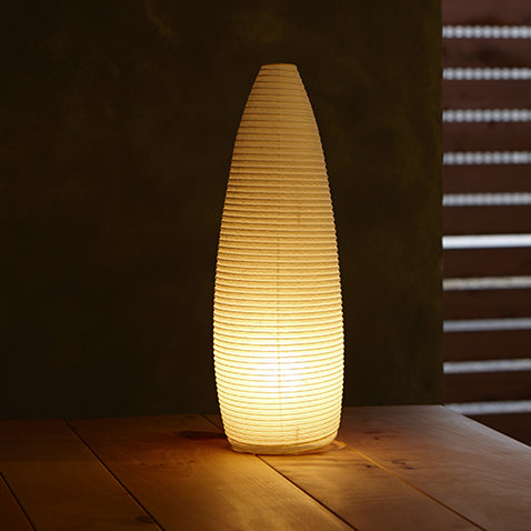 Paper Cone Moon 9.25" Table Lamp