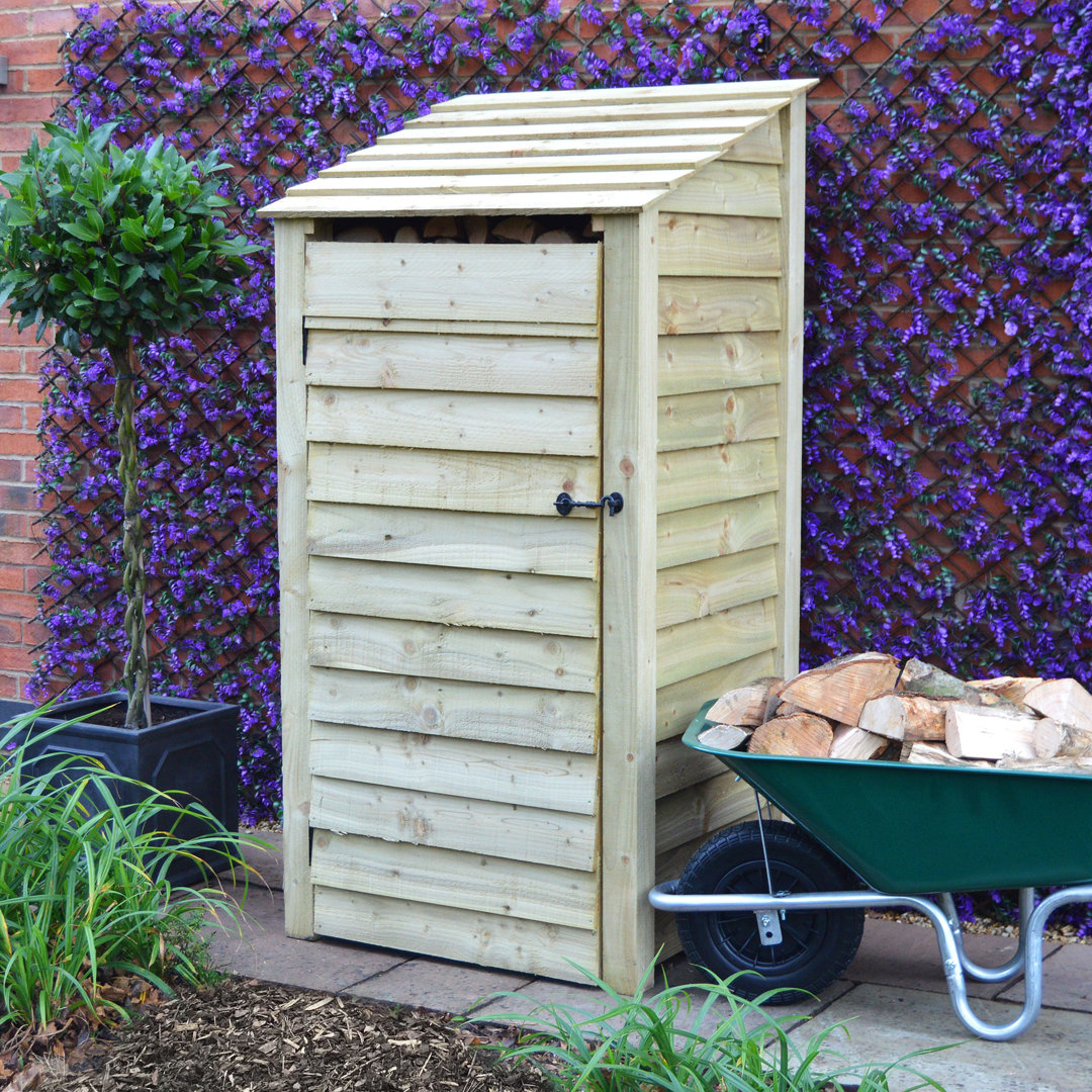 3 Ft. x 3 Ft. Wood Log Store