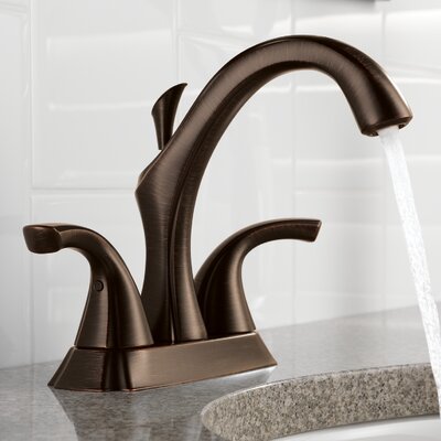 Delta Addison Centerset Bathroom Faucet With Drain Assembly And