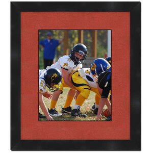 Wall Picture Frame with Football Textured Matte