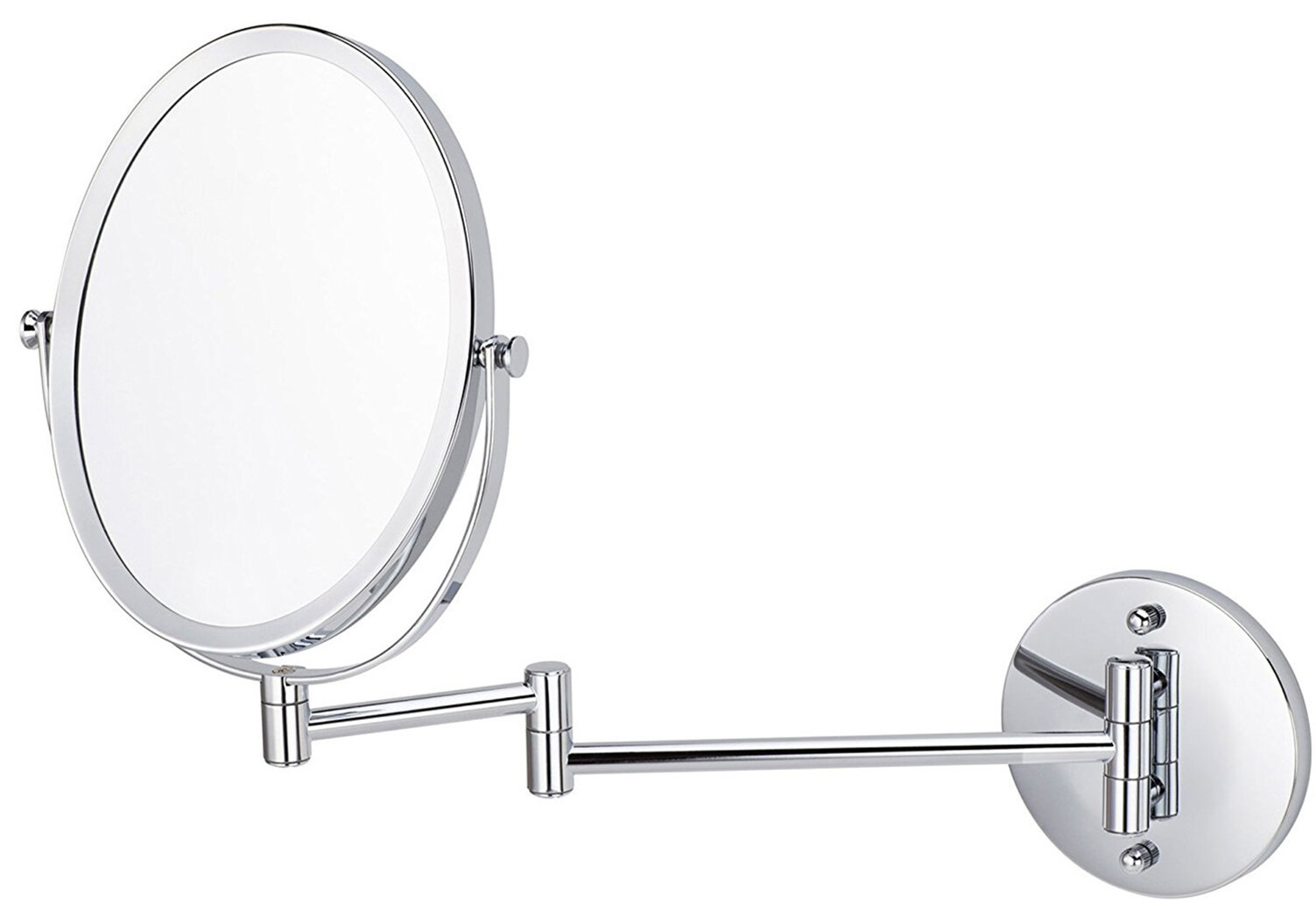 orren ellis basting wall mounted magnifying shaving mirror | wayfair