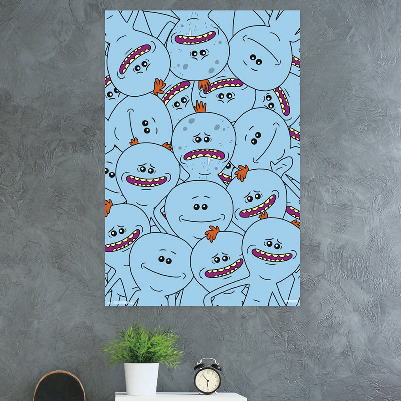 Trends International Rick And Morty Mr Meeseeks Paper Print