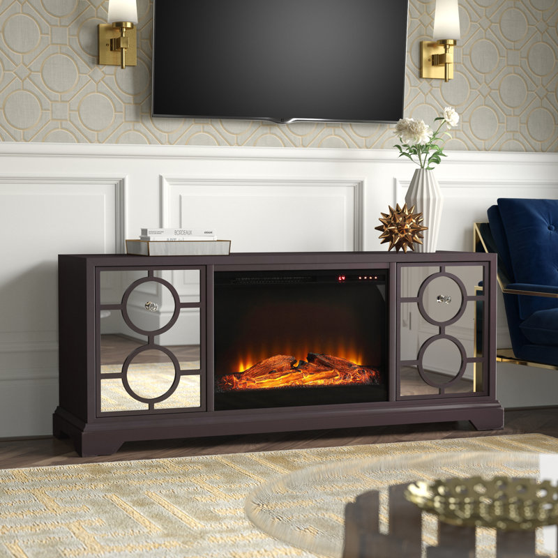 Mercer41 Mcneal Solid Wood Tv Stand For Tvs Up To 70 With