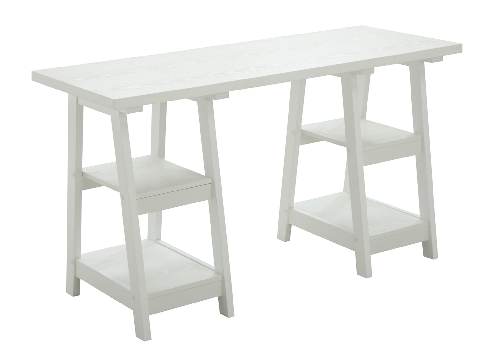 Donavan Double Trestle Desk Reviews Birch Lane