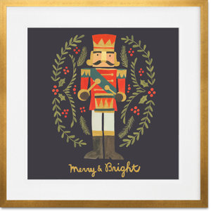 'Nutcracker Drummer' by Irene Chan Framed Painting Print