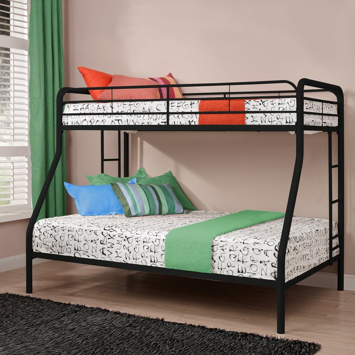 wayfair bunk beds white