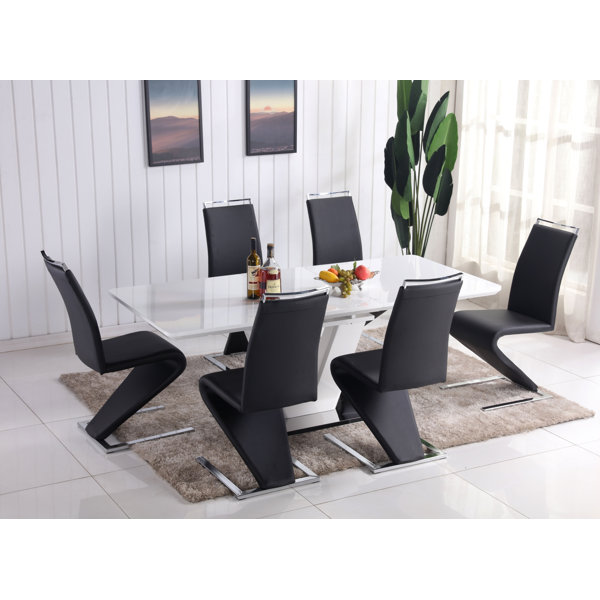 Ivy Bronx Boland Extendable Dining Set with 6 Chairs | Wayfair.co.uk