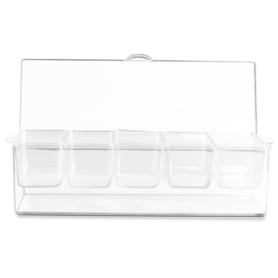 5 Condiment Containers 7Penn Condiment Tray Ice Chamber Lid Clearance 