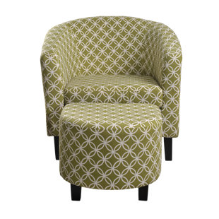 Tempest Barrel Chair And Ottoman by Andover Mills