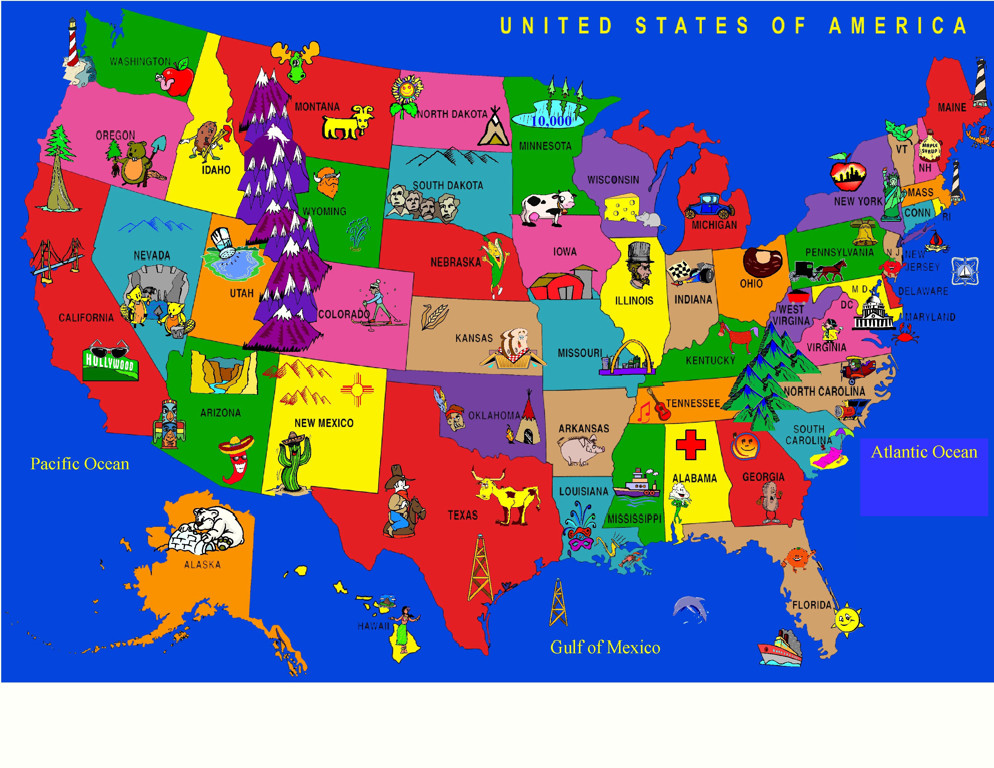 kids world fun learning usa cartoon map area rug reviews wayfair