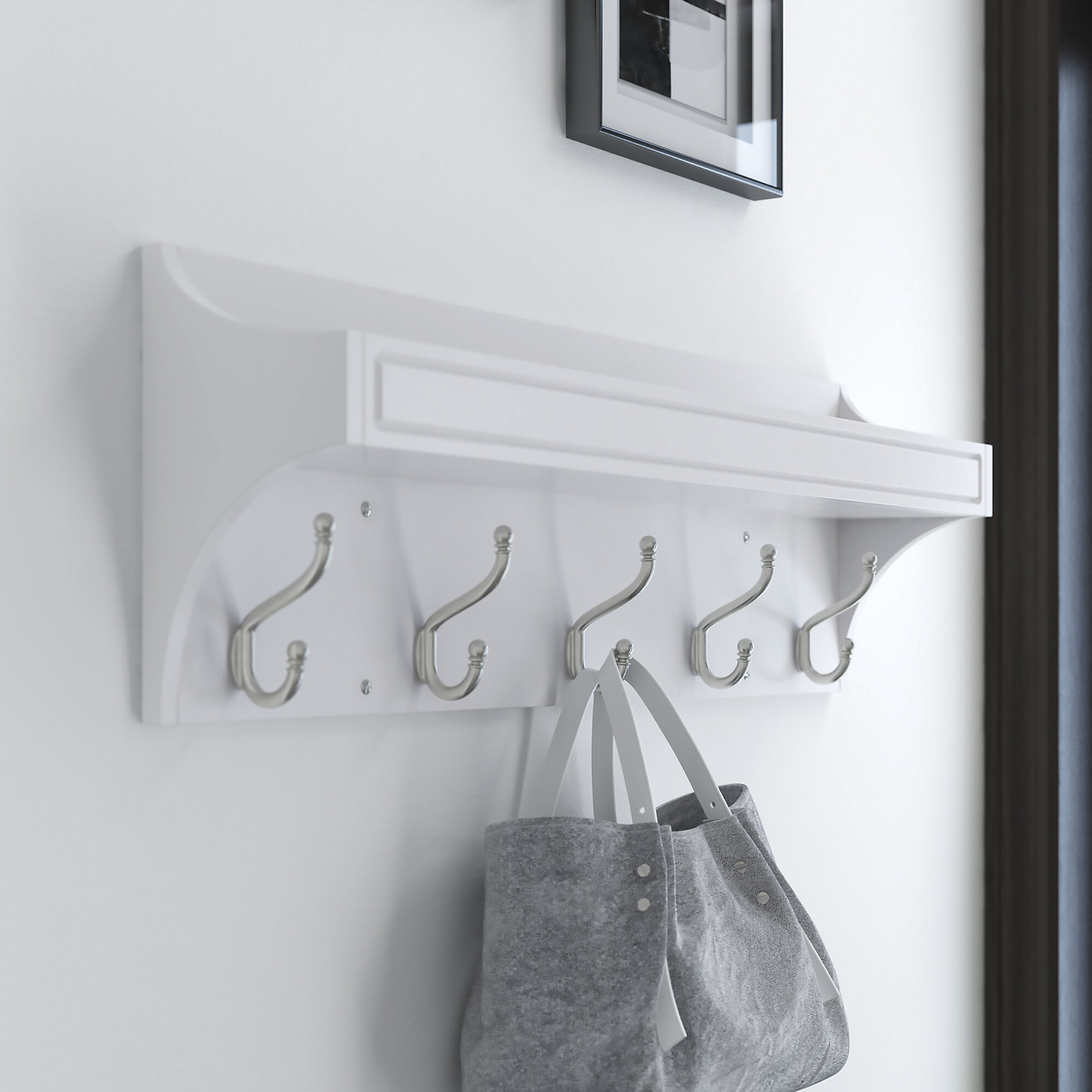 sheetz wall mounted coat rack