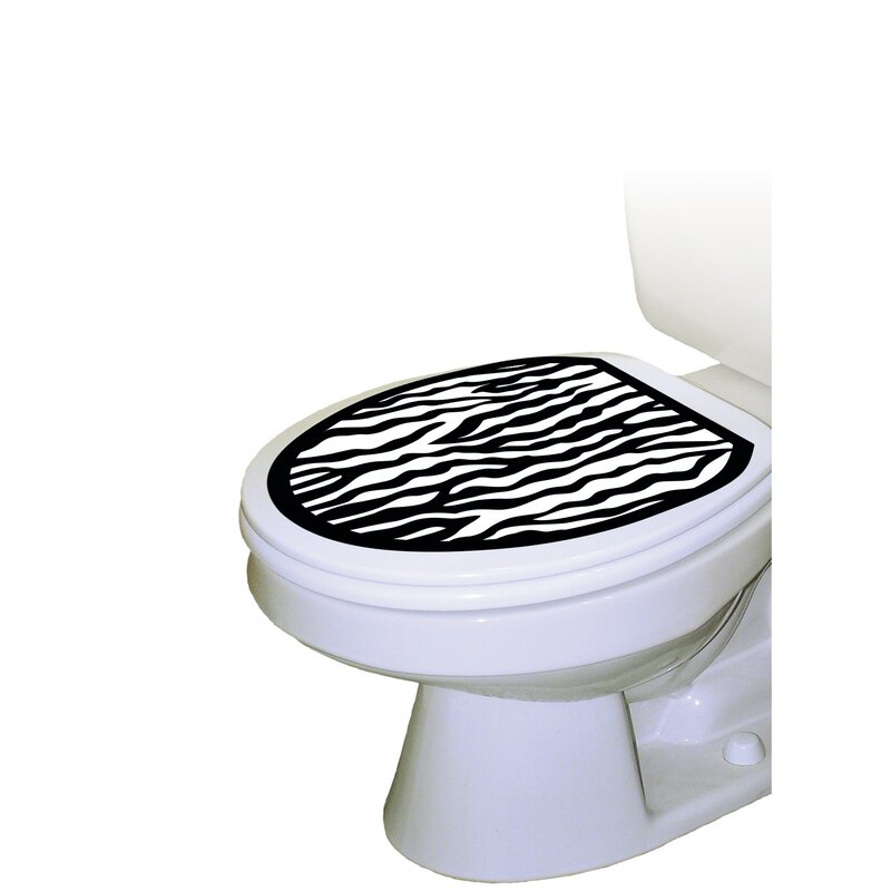 zebra toilet seat