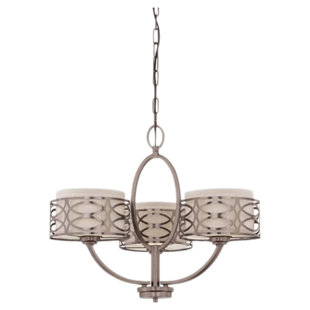 Go to store & view more images Helina 3-Light Shaded Chandelier by Willa Arlo Interiors