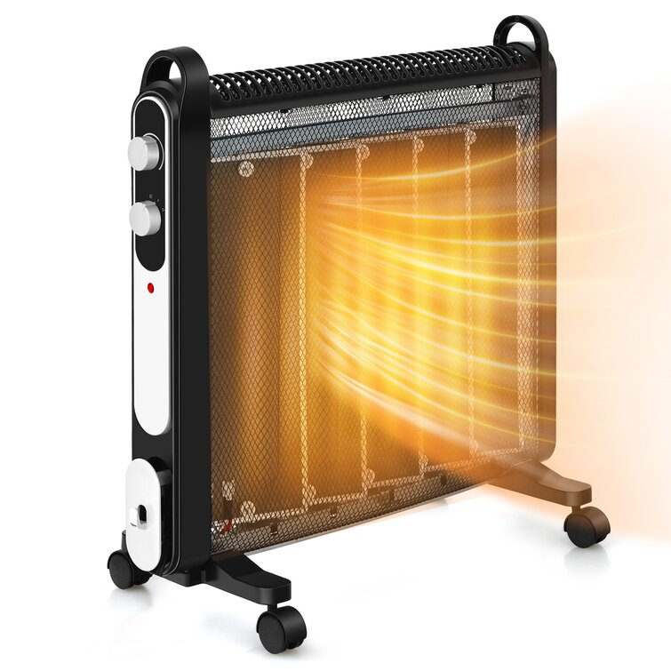 abstract Patch mosterd Gymax 1500 Watt 5000 BTU Electric Radiator Space Heater with Digital  Display | Wayfair