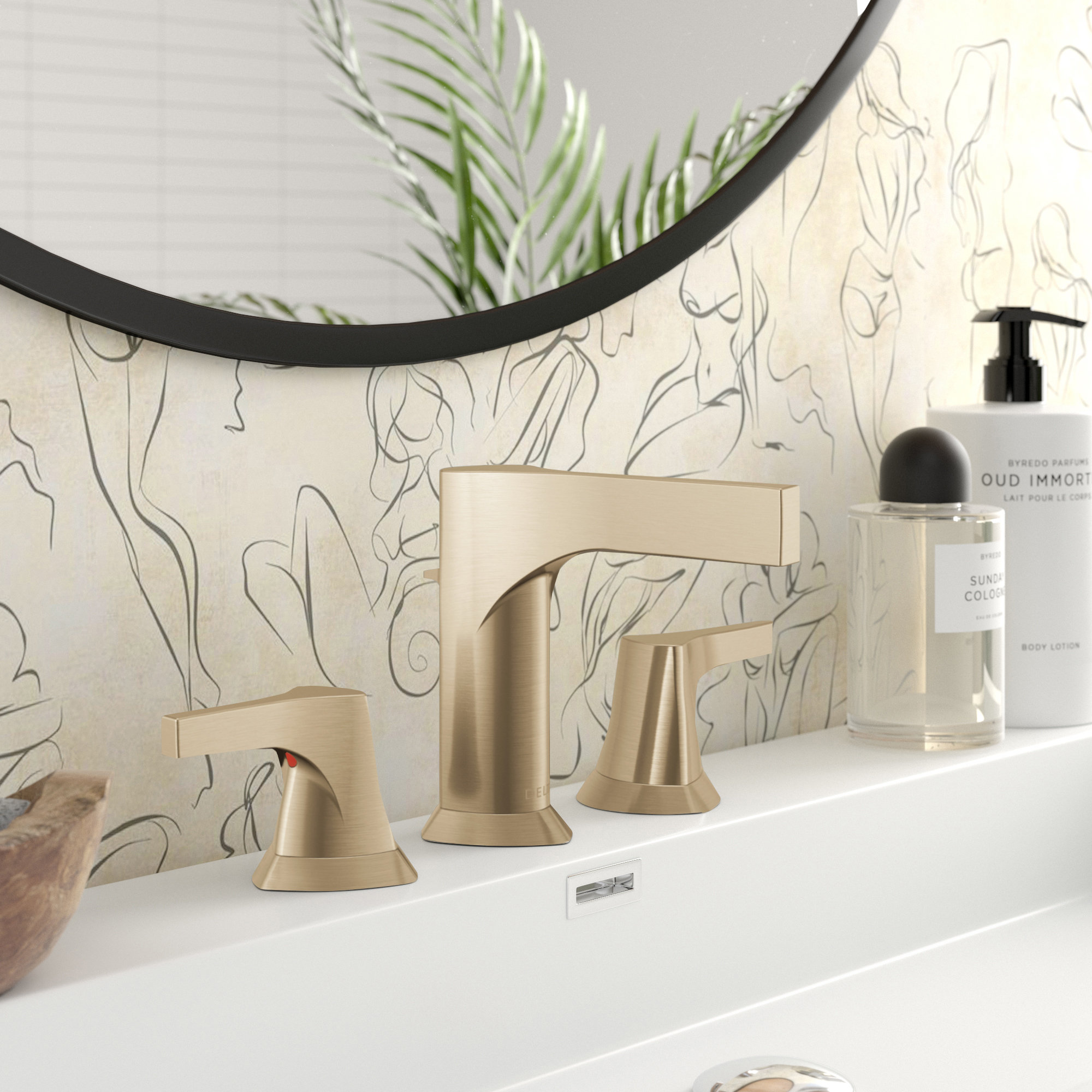 3574SSMPUDST,PNMPUDST,MPUDST Delta Zura Widespread Faucet with