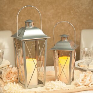 Elegant Silver Old Fashioned Lantern 10-Piece Lot Candle Holder Centerpieces 