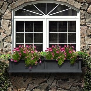 More Sizes Colors 46" Tin Bottom Window Box Flower Planter Container Rustic 