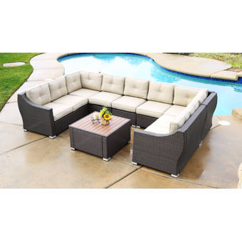 Bayou Breeze Gino 4 Piece Sofa Seating Group With Cushions Wayfair