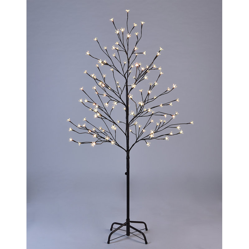The Holiday Aisle Cherry Blossom Lighted Tree 144 Light Lighted
