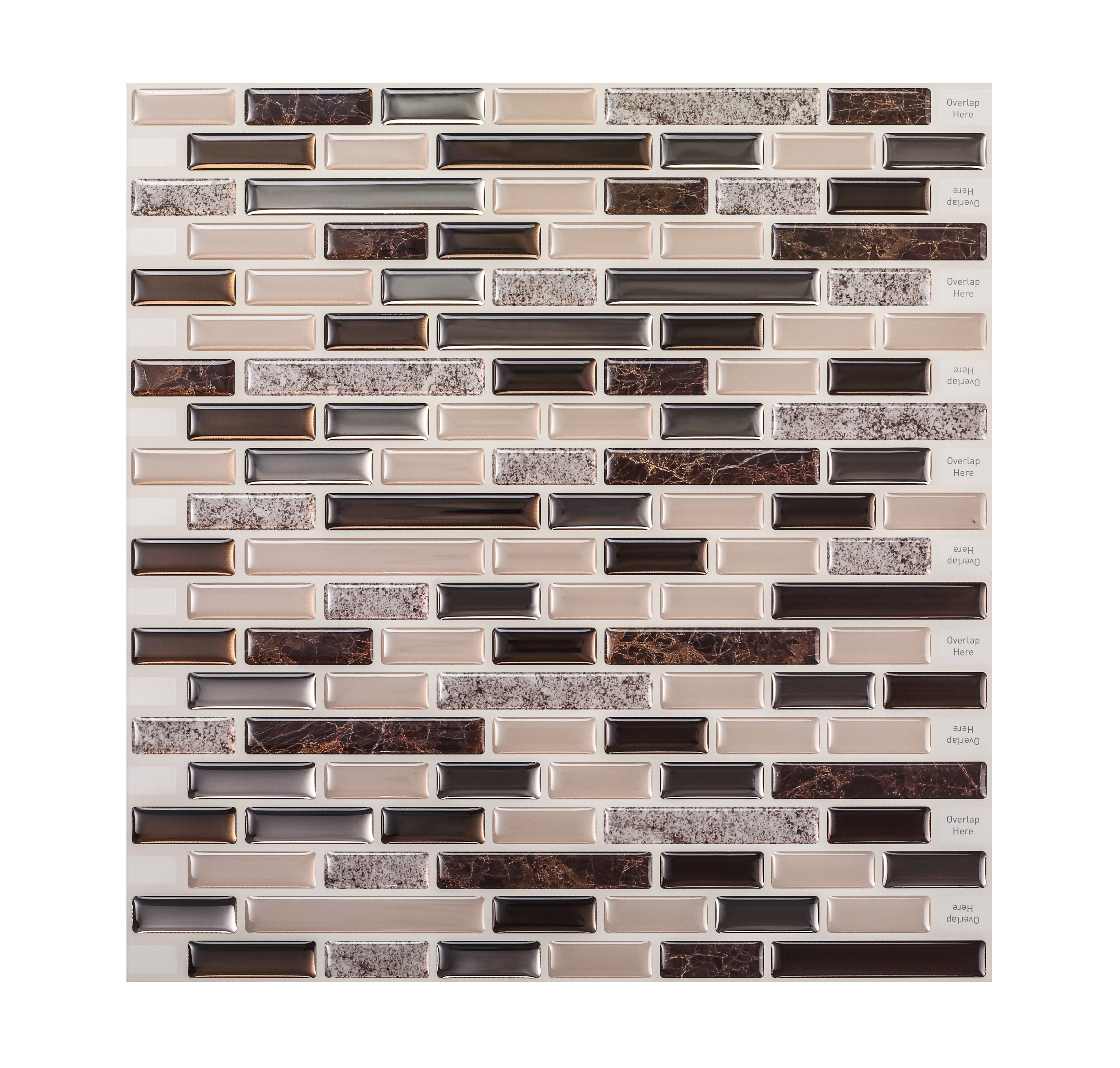 Tictactiles 12 X 12 Pvc Peel Stick Mosaic Tile Reviews Wayfair