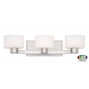 Best Myrtlewood 3-Light Vanity Light By Ebern Designs Wall Lights Myrtlewood 3-Light Vanity Light By Ebern Designs Wall Lights