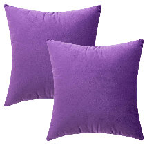 eggplant colored throw pillows