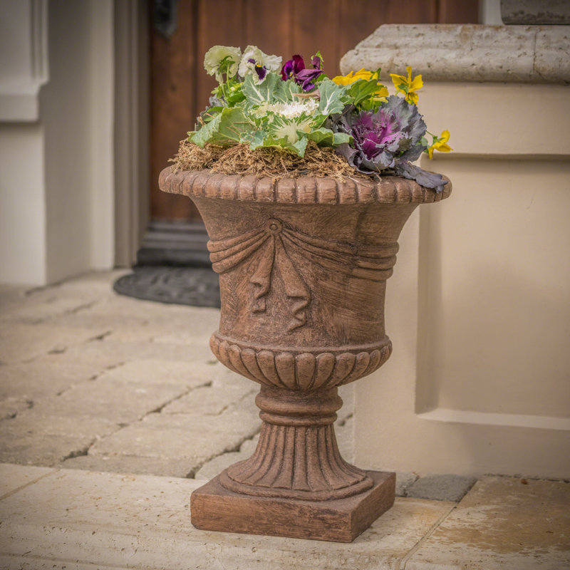 Alcott Hill Painswick Stone Urn Planter & Reviews | Wayfair