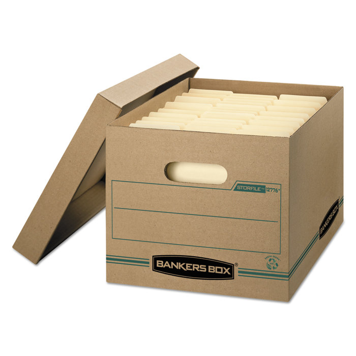 Office Bankers Box Stor File Decorative Medium Duty Storage Boxes