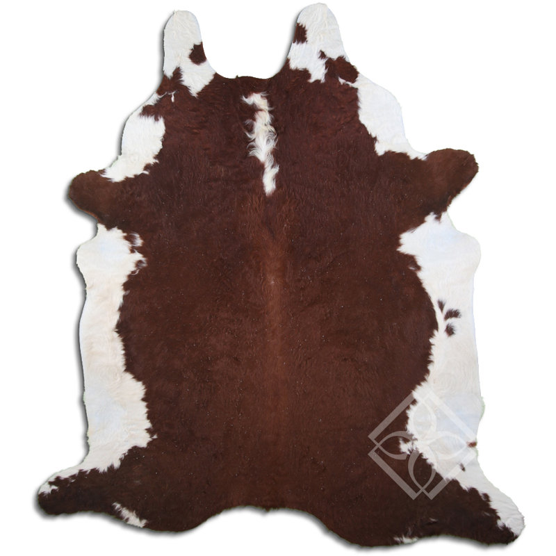 Loon Peak Hereford Natural Hair Handmade Cowhide Brown Area Rug Wayfair