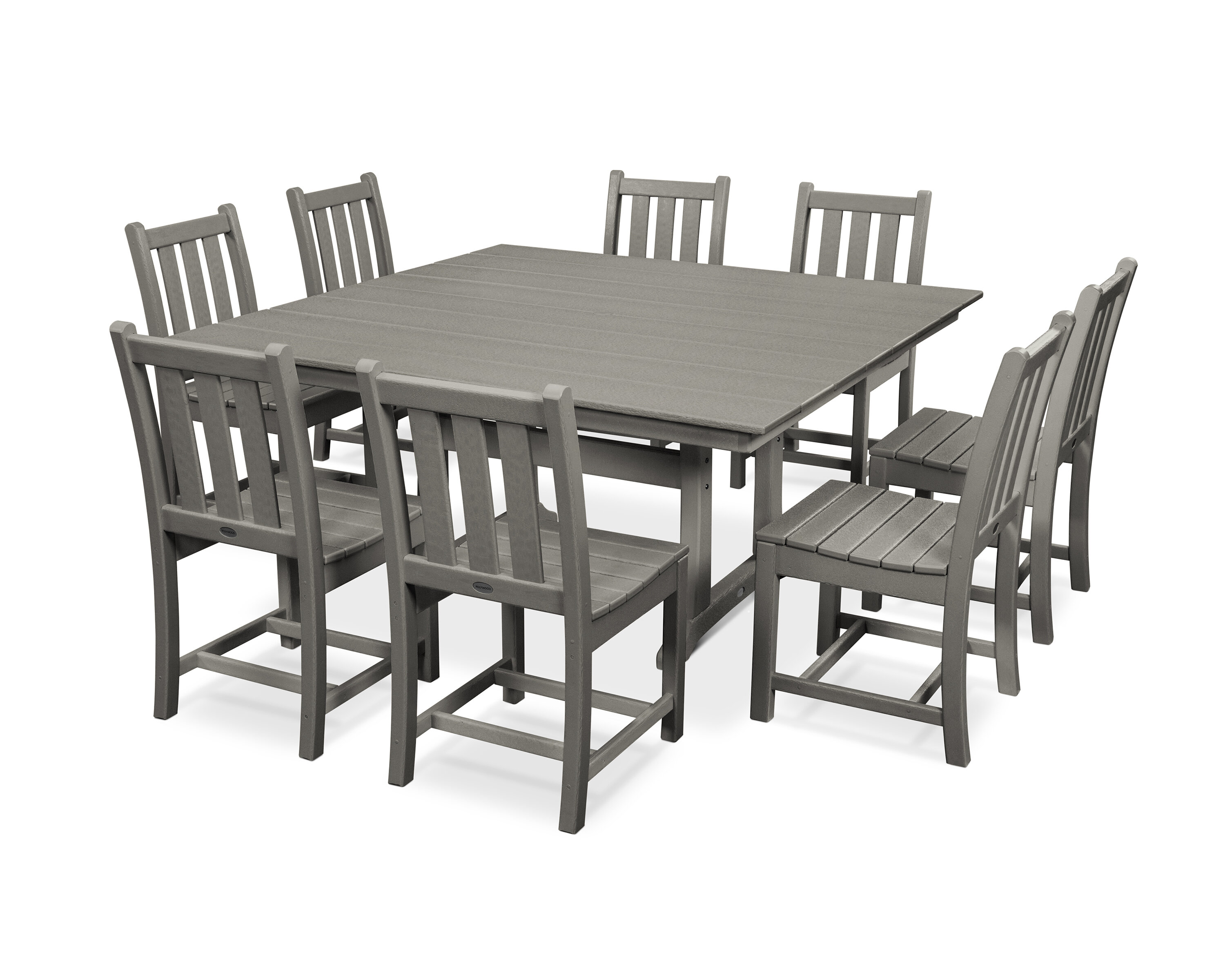 polywood 8 person dining set