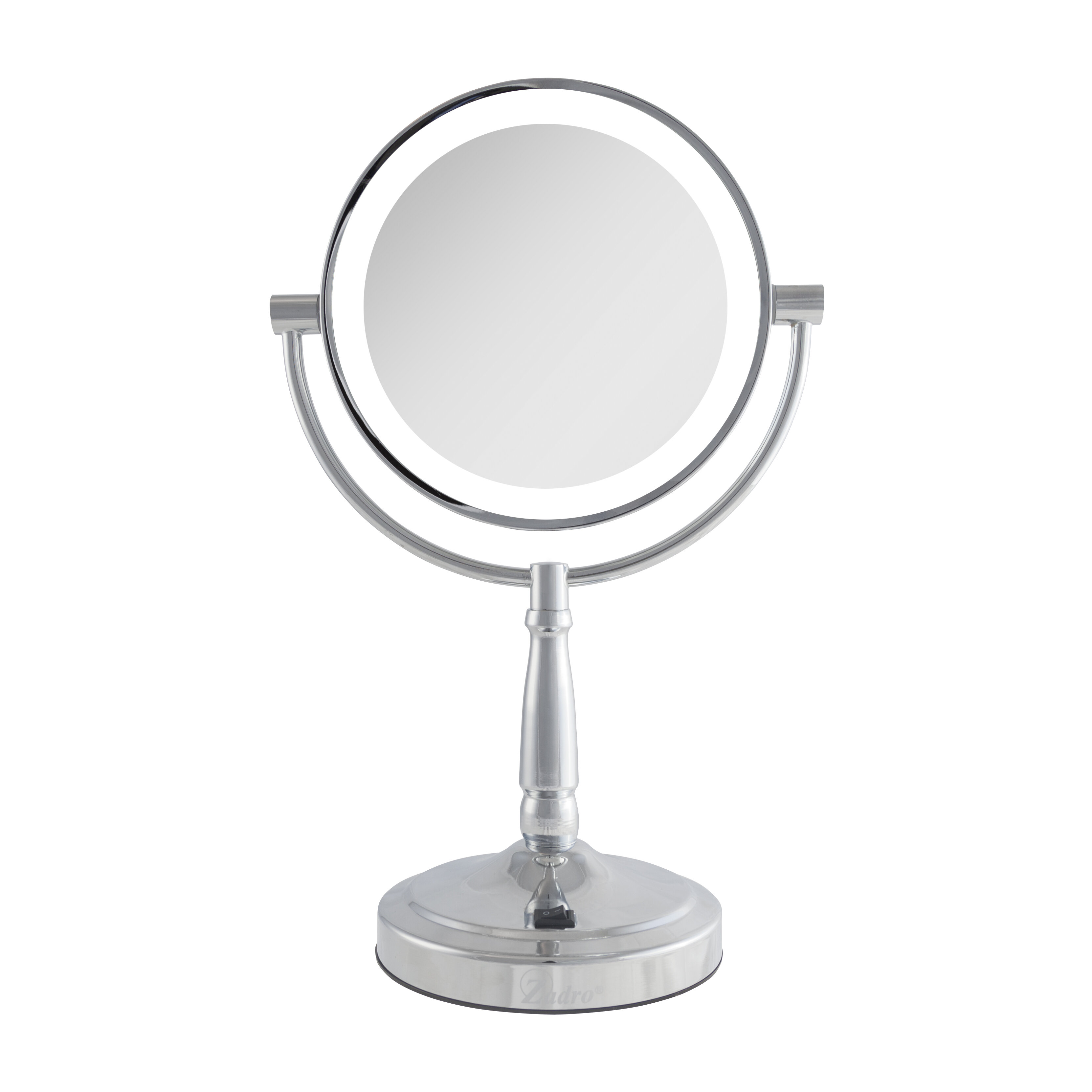 cordless lighted makeup mirror