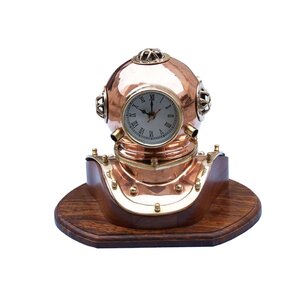 Copper Divers Helmet Clock