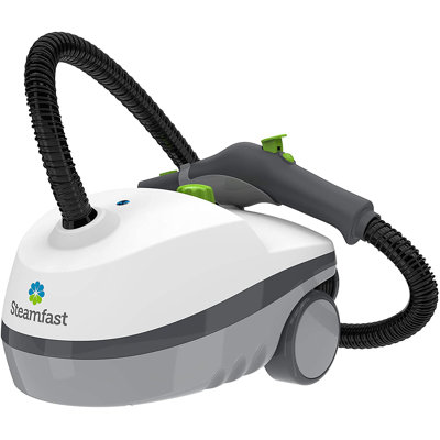 Steamfast Sf370 Canister Cleaner With 15 AccessoriesAllNatural Steam Cleaning For Floors Counters Appliances Windows Auto And More White Steam