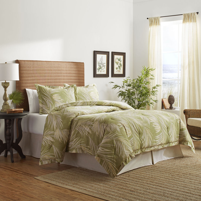 Tommy Bahama Home Abacos Floral 100 Cotton 4 Piece Comforter Set Reviews Perigold