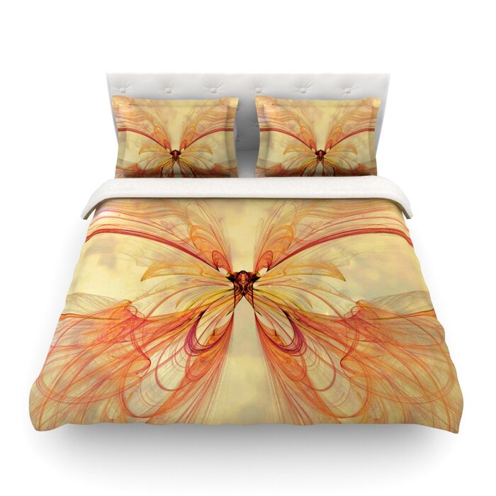 Kess Inhouse Papillon By Alison Coxon Featherweight Duvet Cover