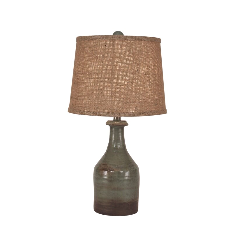 clay table lamp