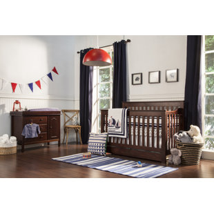 wayfair crib and changing table