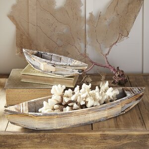 Maritime Wooden Boats (Set of 2)
