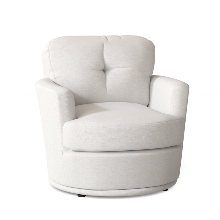 Wade Logan® Towry 36'' Wide Tufted Swivel Armchair & Reviews | Wayfair