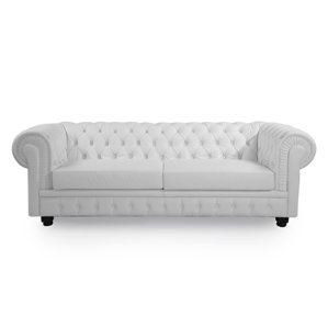 Modern Classic Leather Chesterfield Sofa by Kardiel