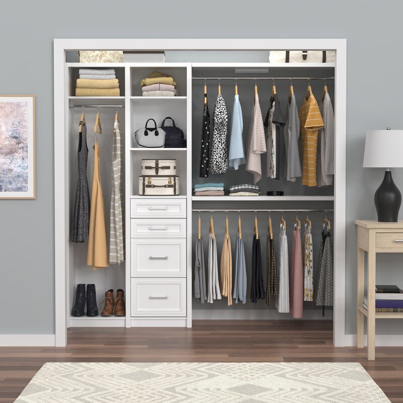 ClosetMaid SpaceCreations Closet System Reach-In-Sets & Reviews | Wayfair