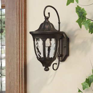 Go to store & view more images Fleur De Lis Living Amy Outdoor Wall Lantern