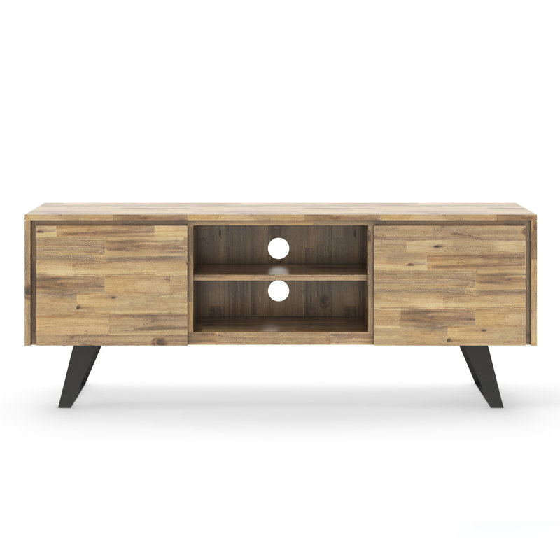 Allmodern Midway Solid Wood Tv Stand For Tvs Up To 70 Reviews Wayfair Solid wood, metal, tempered glass. midway solid wood tv stand for tvs up to 70